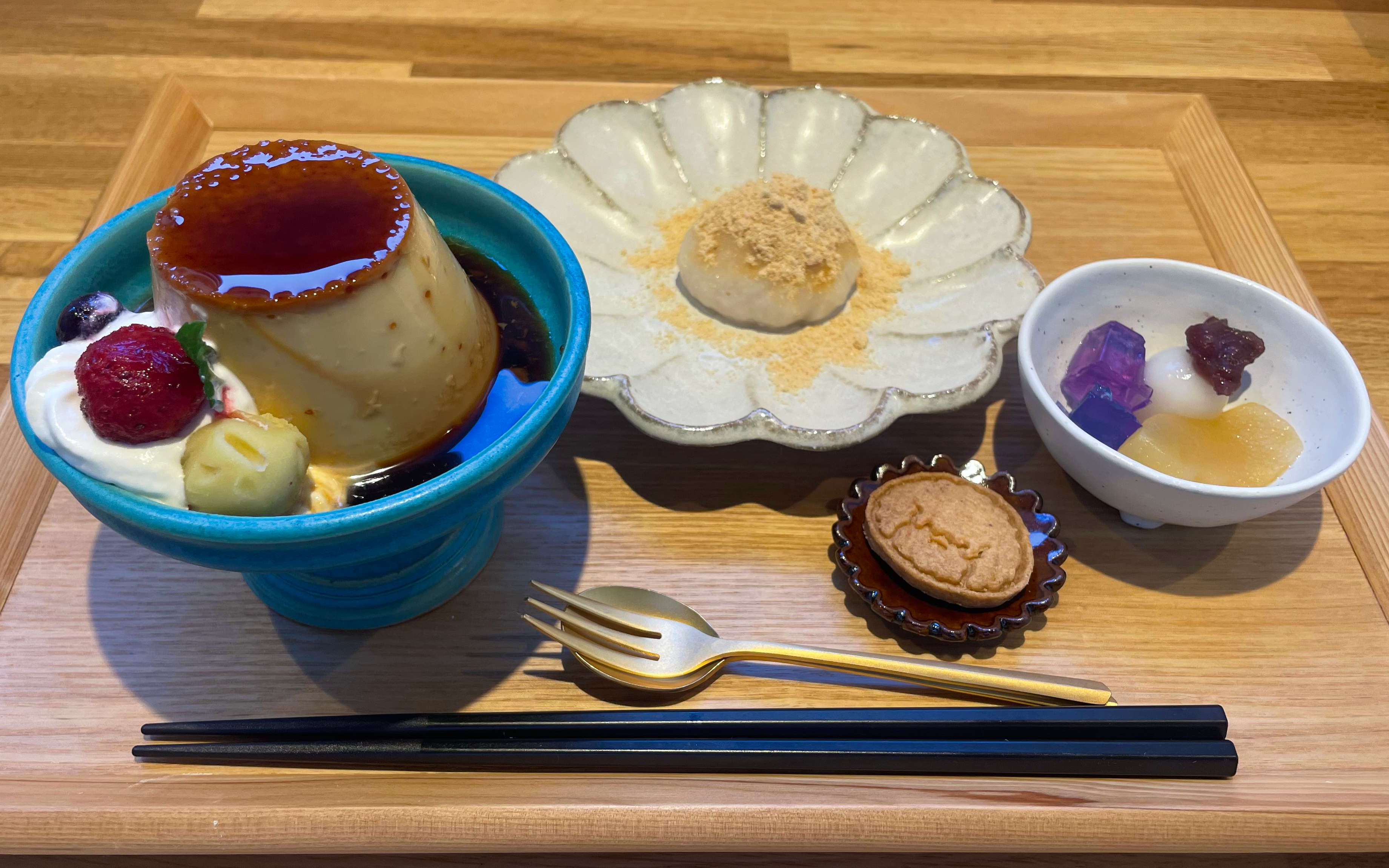 昔ながらのプリンの画像